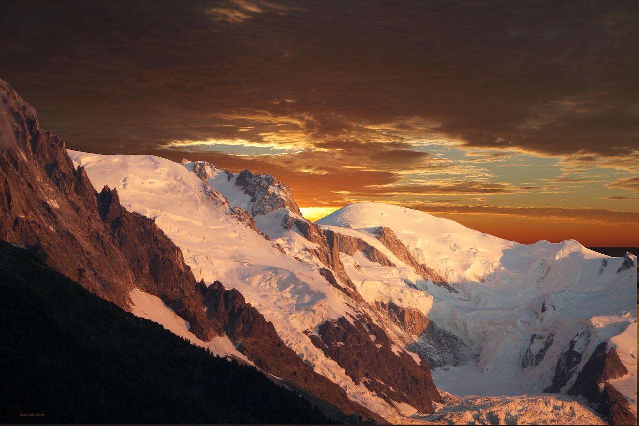 View of Chamonix-Mont-Blanc