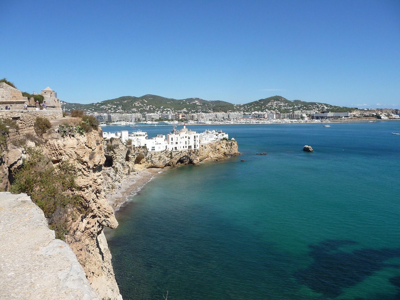 View of Ibiza Town