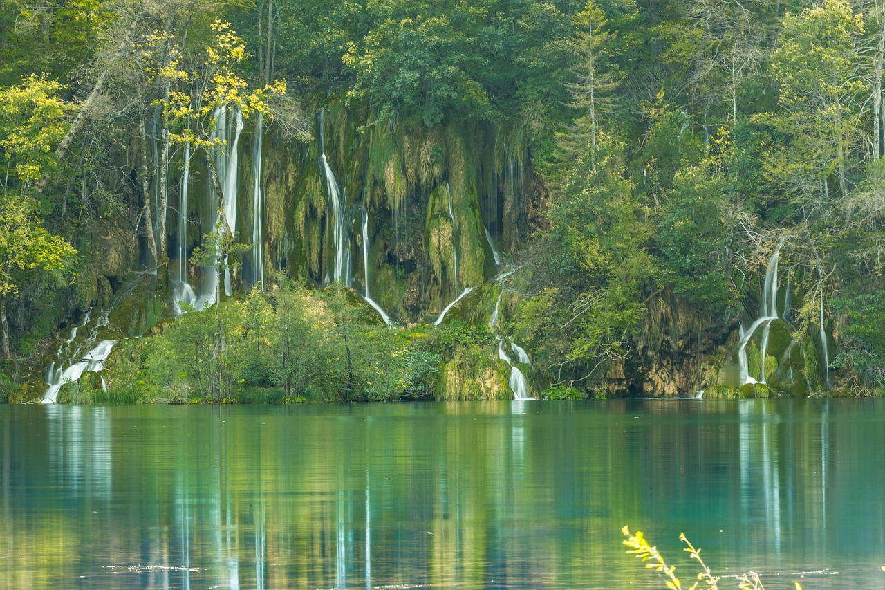 View of Plitvice Lakes