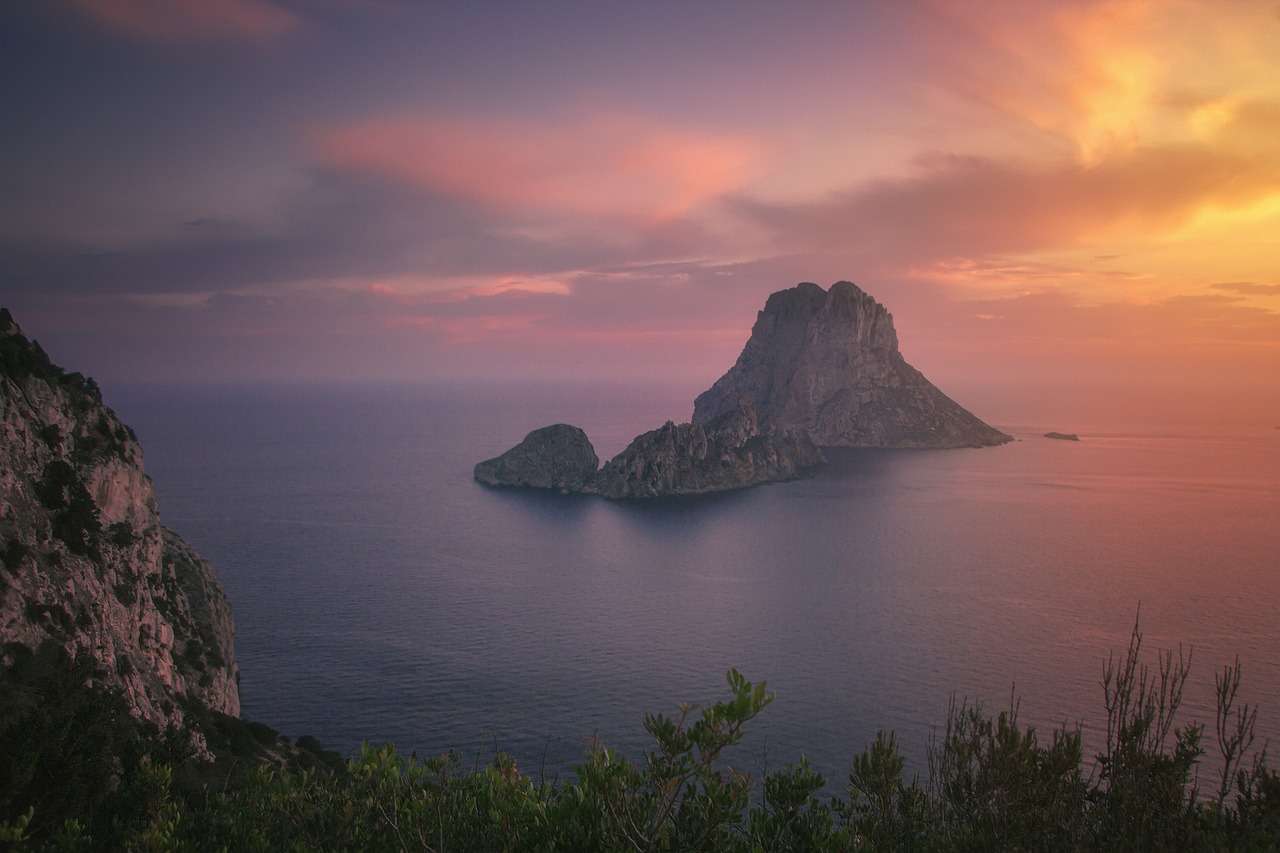 View of Ibiza