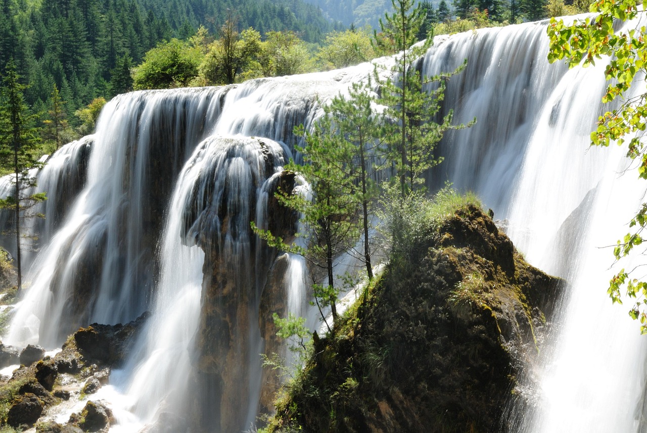 View of Jiuzhaigou