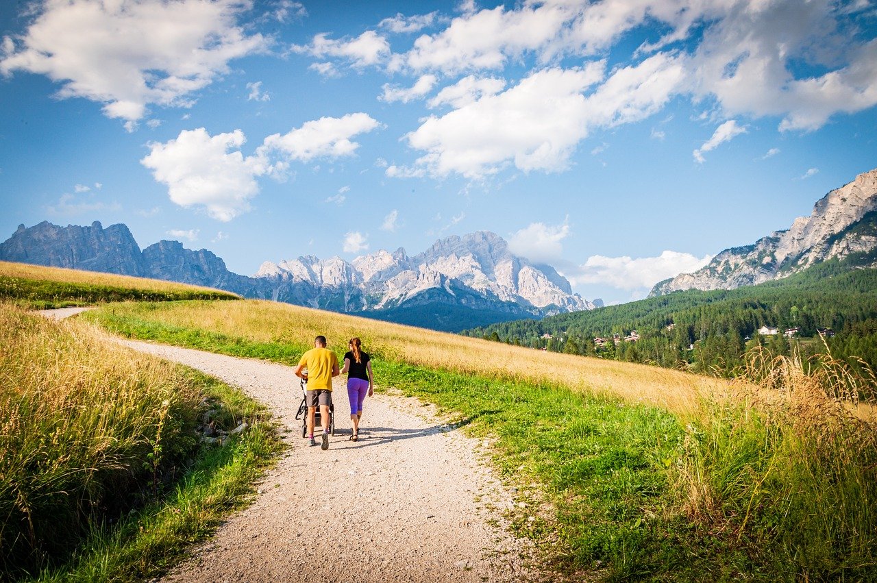 View of Cortina d'Ampezzo