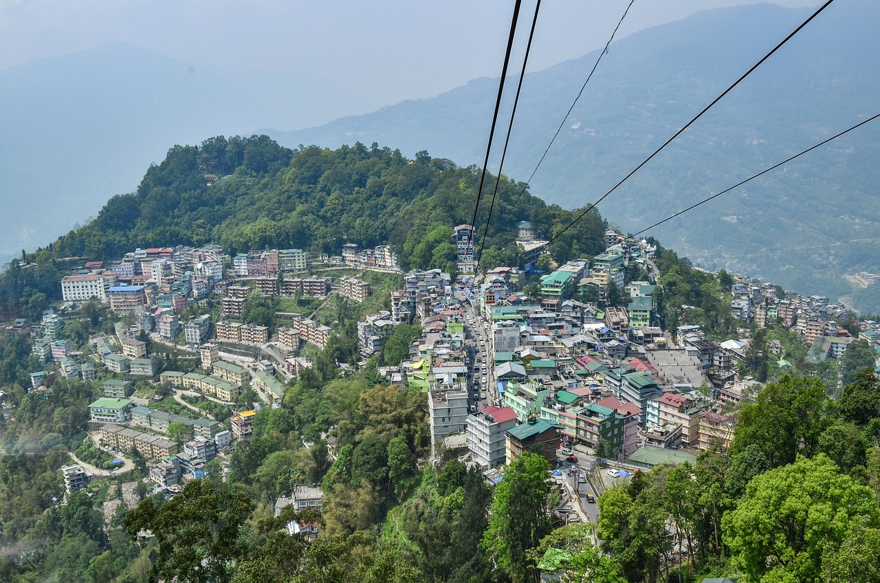 View of Gangtok