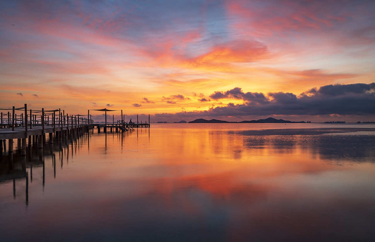 View of La Manga del Mar Menor
