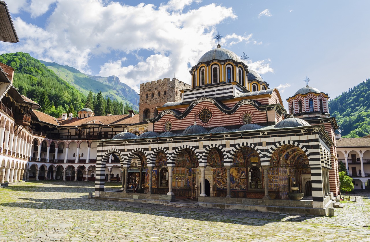 View of Rila Monastery region