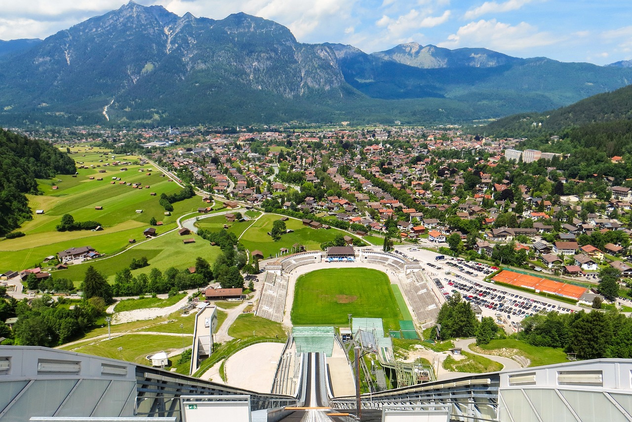 View of Garmisch-Partenkirchen