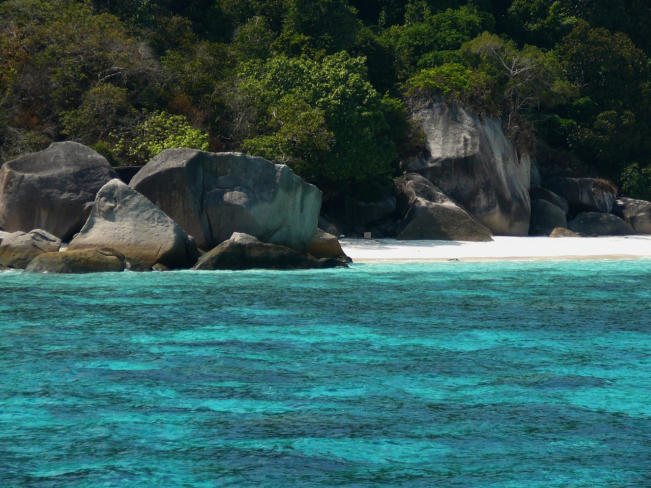 View of Similan Islands