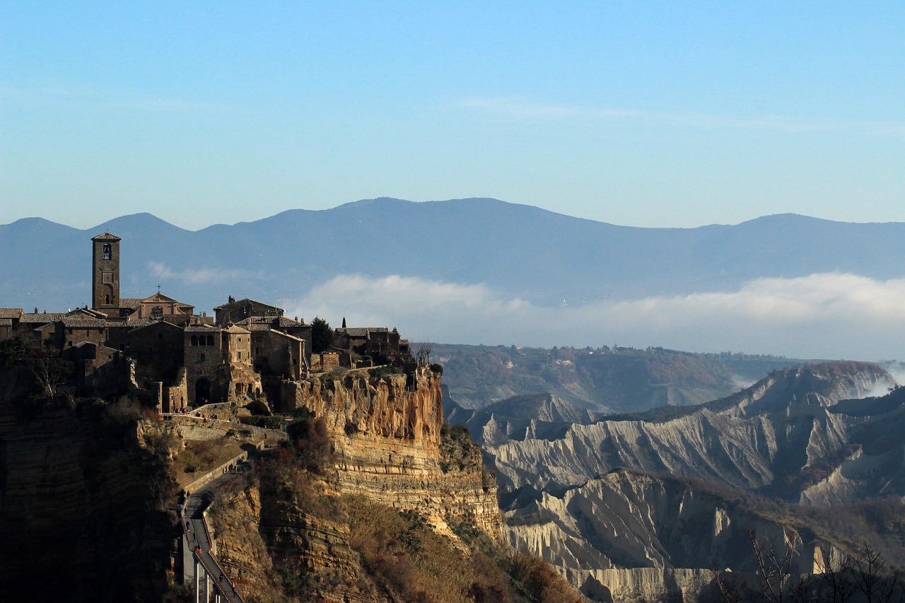 View of Civita di Bagnoregio