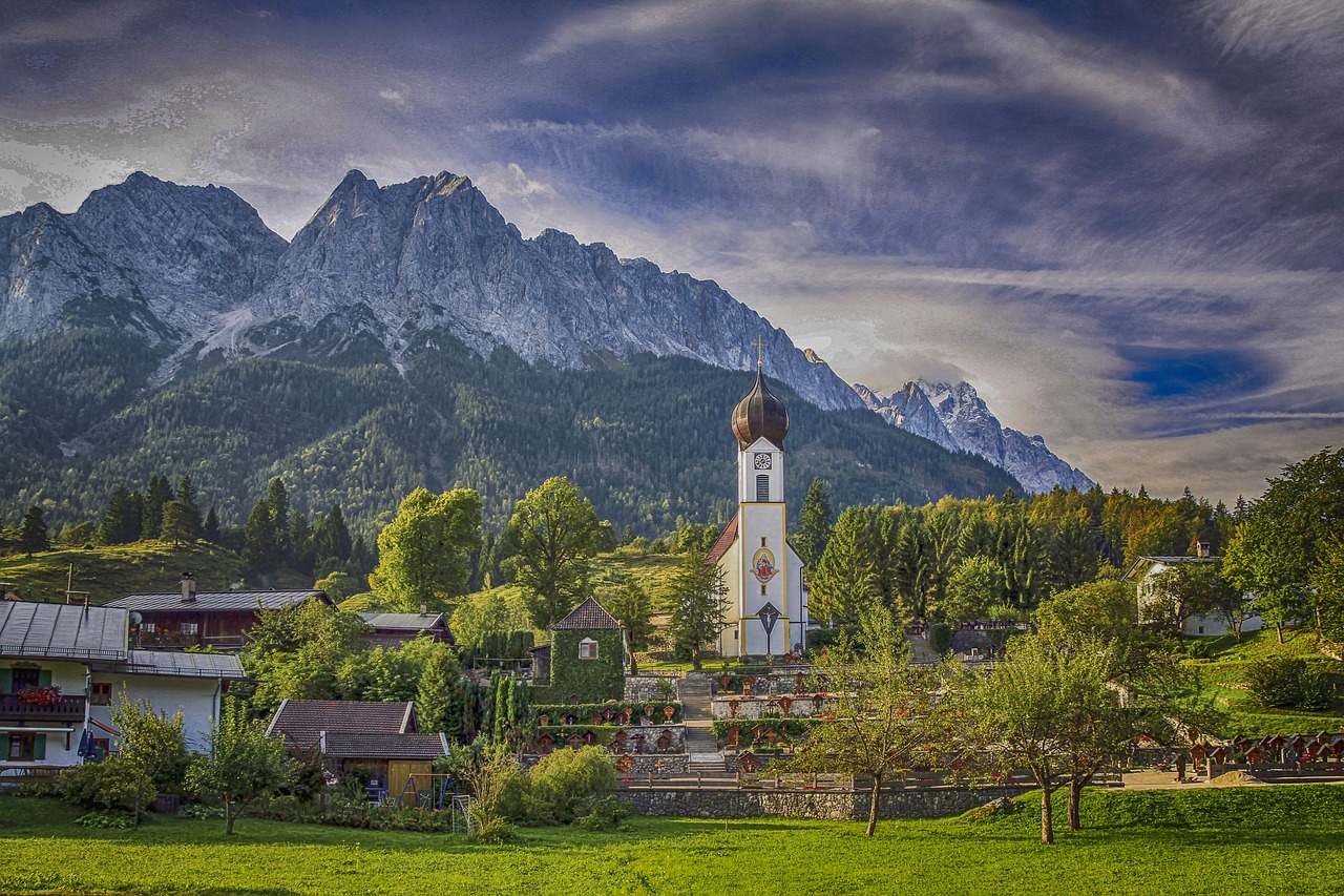View of Garmisch-Partenkirchen