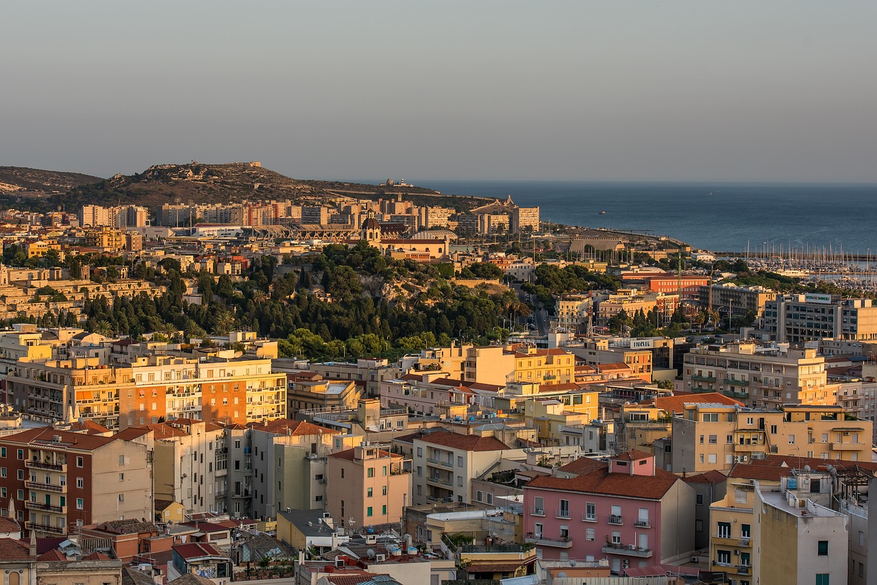 View of Cagliari
