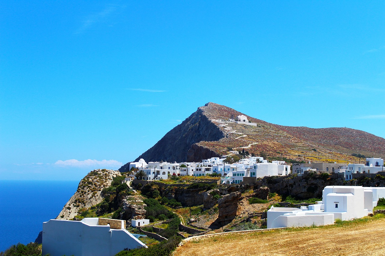 View of Folegandros