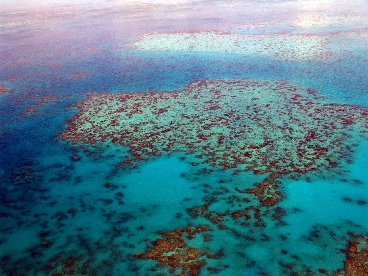 View of Great Barrier Reef