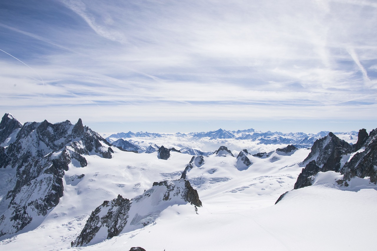 View of Chamonix-Mont-Blanc