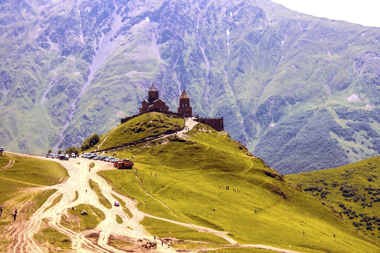 View of Kazbegi