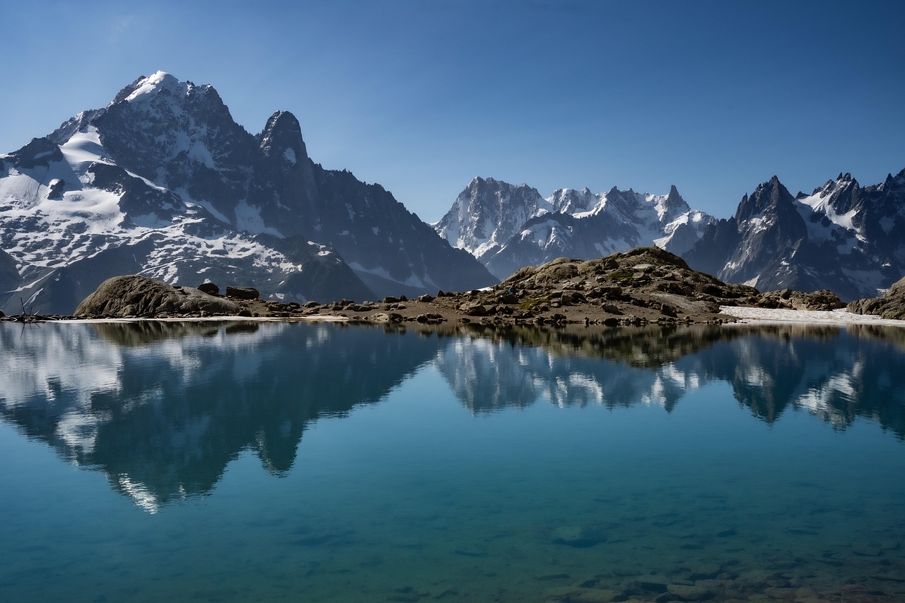 View of Chamonix-Mont-Blanc